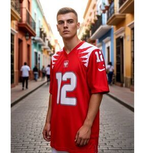 Poland National Team Soccer Jersey - Pre-owned, Size Mens Large